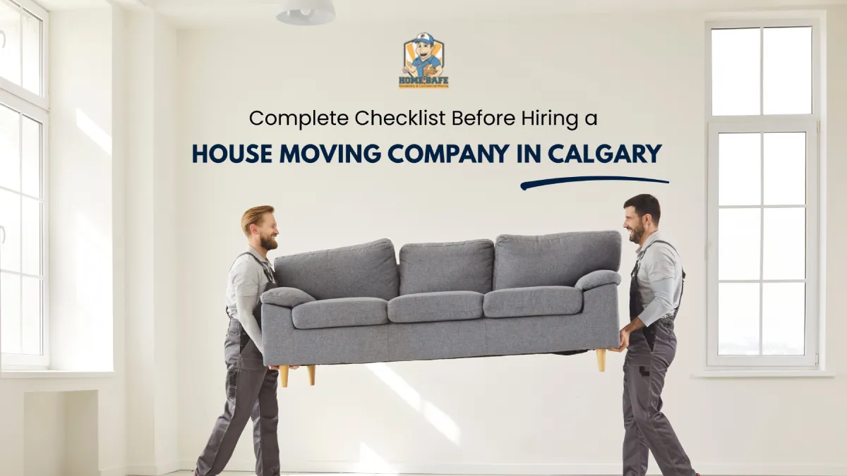 Moving company checklist for Calgary residents